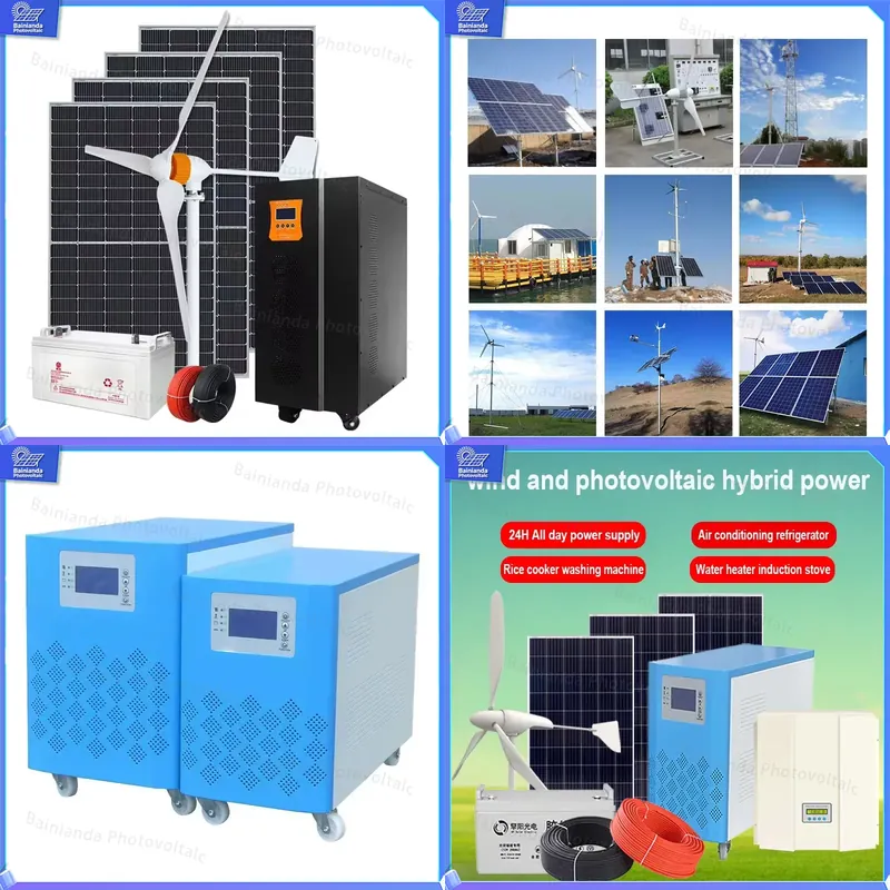 Renewable Energy Wind Solar - 3KW 5KW 8KW 하이브리드 풍력 태양광