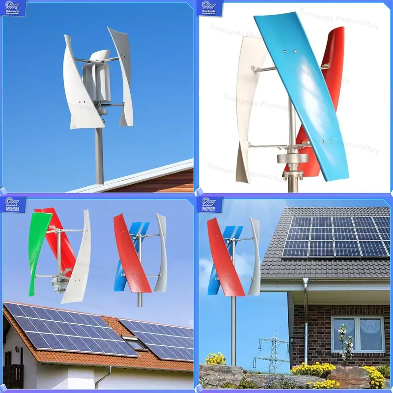Renewable Energy Wind Solar - 5KW 하이브리드 태양광 풍력 터빈 발전기