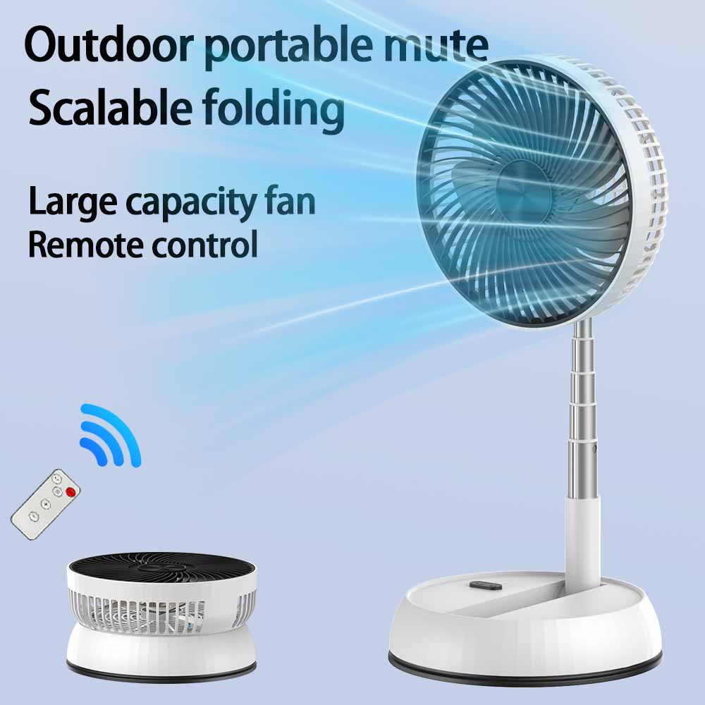 Mini Wind Turbine Vertical - 7200mAh 야외용 휴대용 무소음 리모컨 데스크탑