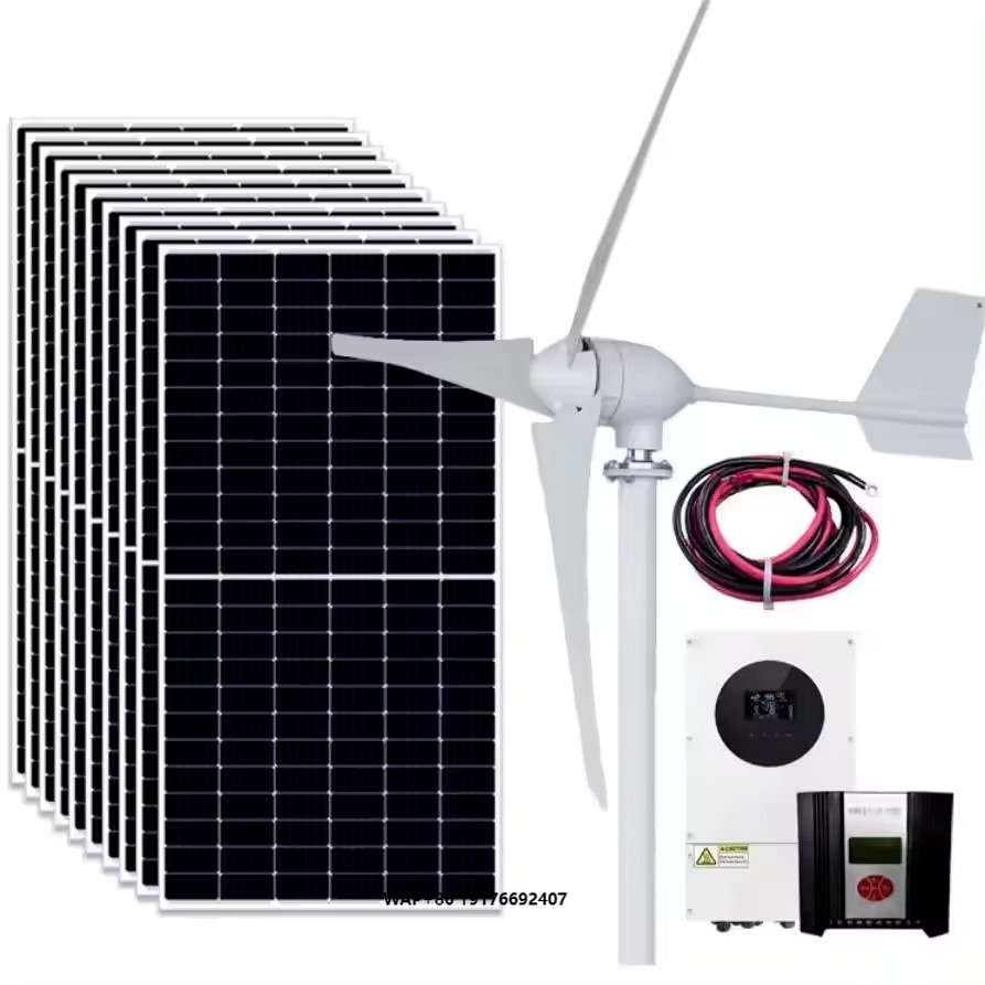 Renewable Energy Wind Solar - 풍력 터빈 태양광 시스템 1kw 2kw