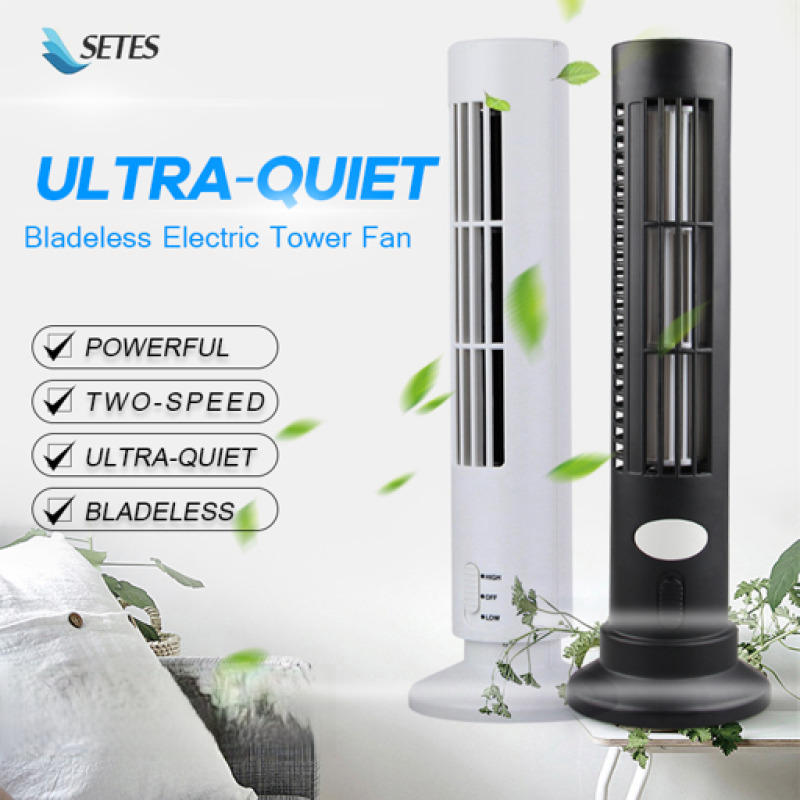 Mini Wind Turbine Vertical - 【도매】가정용 미니 블레이드리스 타워 팬 휴대용