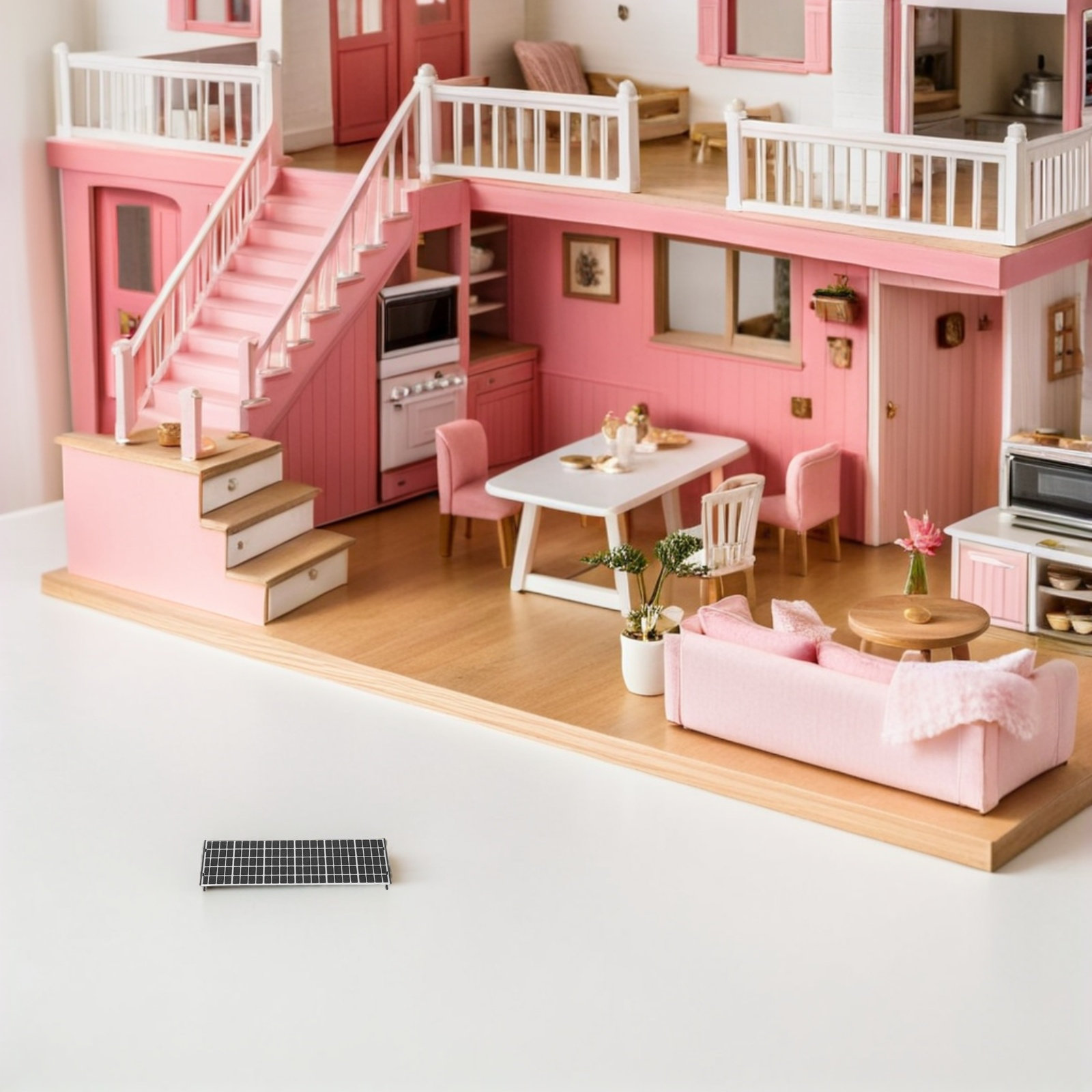 Renewable Energy Diorama - 1:64 스케일 미니 태양광 패널 소형
