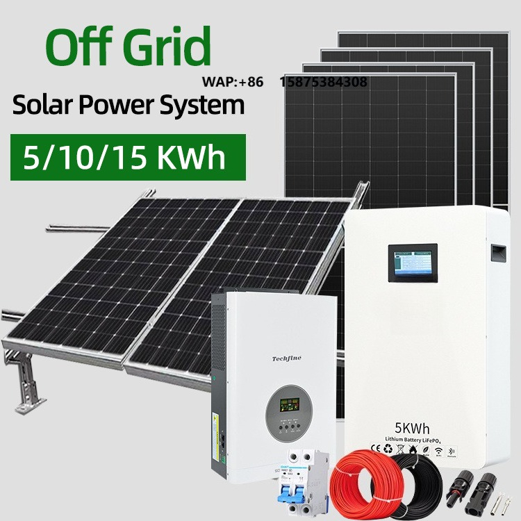 Solar Panel Monocrystalline - 공장가 3kW 가정용 독립형 태양광 발전
