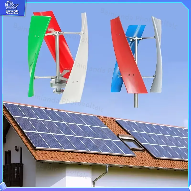 5KW 하이브리드 태양광 풍력 터빈 발전기 수직축 가정 - Renewable Energy Wind Solar 리뷰 및 가격