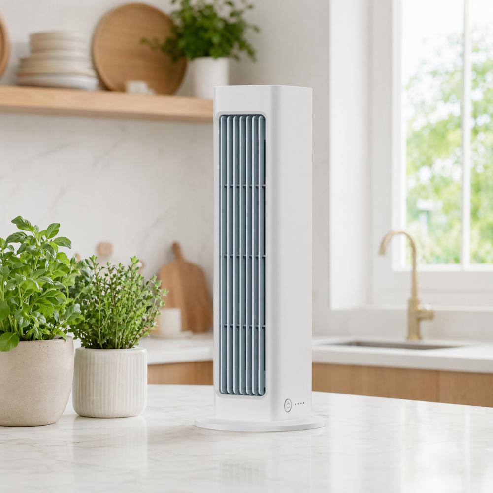 휴대용 에어컨 팬 4000mAh 저소음 데스크탑 타워  - Mini Wind Turbine Vertical 리뷰 및 가격