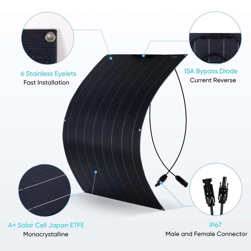 400W 420W 초강력 경량 ETFE 플렉시블 태양광 - Solar Panel Monocrystalline 리뷰 및 가격