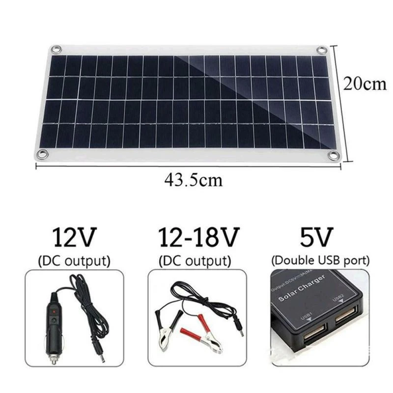 태양 전지 패널 키트 30W 12V 듀얼 USB 출력  - Solar Panel Monocrystalline 리뷰 및 가격
