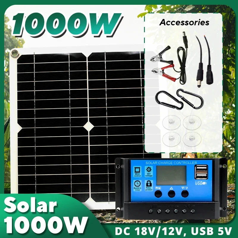 1000W 태양광 패널 키트, 12V 태양광 셀 10A - Solar Panel Monocrystalline 리뷰 및 가격