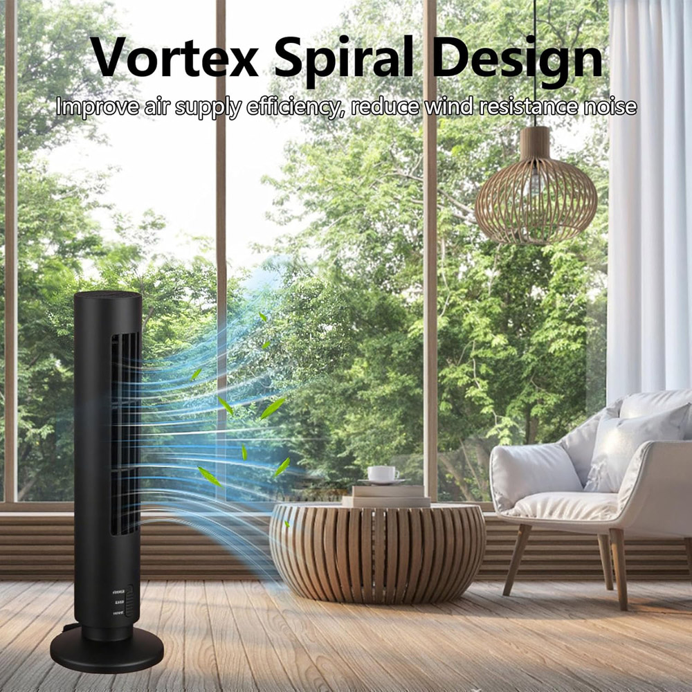 1Pcs 휴대용 공기 냉각기 수직 블레이드리스 팬 US - Mini Wind Turbine Vertical 리뷰 및 가격