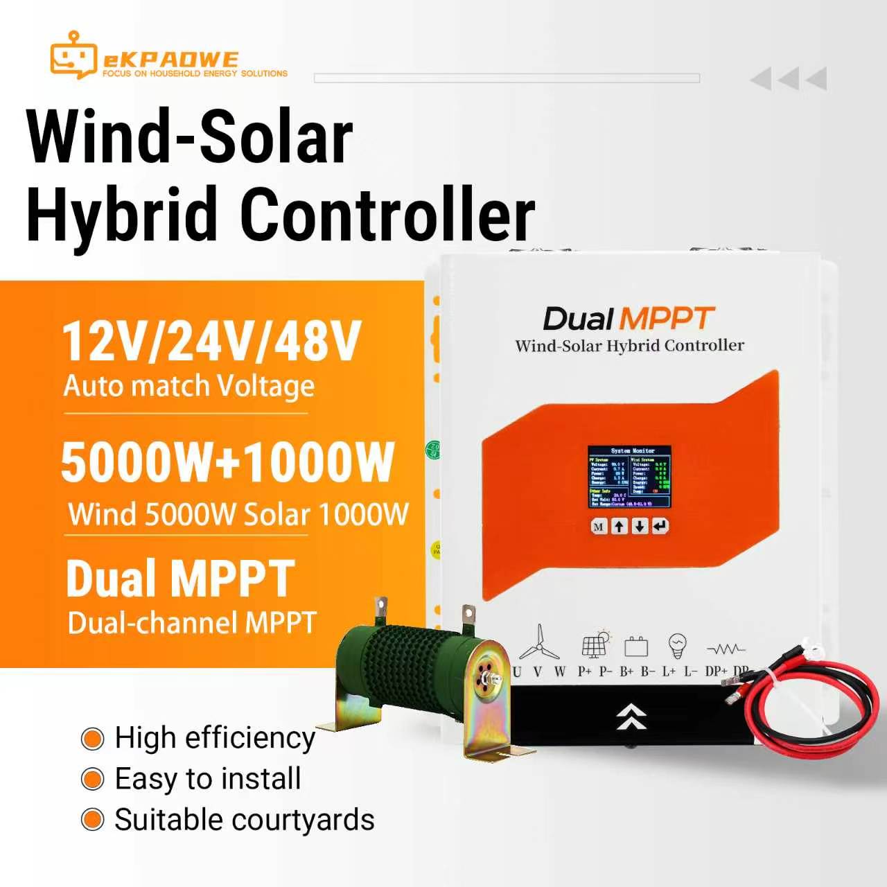 풍력 태양광 하이브리드 충전 컨트롤러, 풍력 5000W - Renewable Energy Wind Solar 리뷰 및 가격