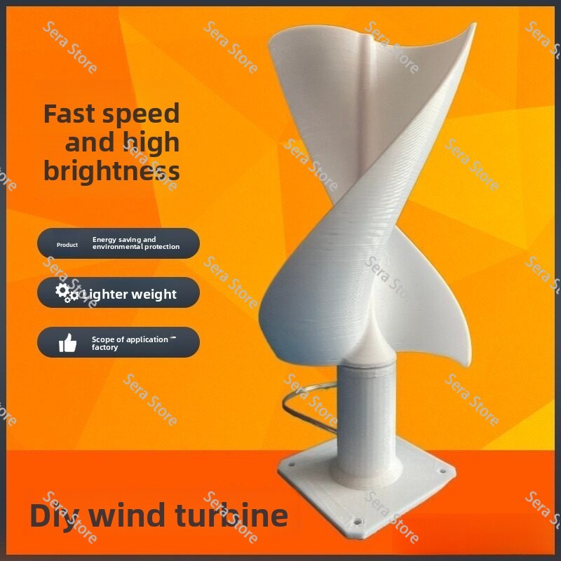 나선형 수직축 풍력 터빈 모델 저풍속 시동 DIY 과학 - Mini Wind Turbine Vertical 리뷰 및 가격